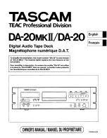 Tascam DA-20 Owner'S Manual preview