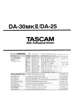 Предварительный просмотр 63 страницы Tascam DA-25 Service Manual