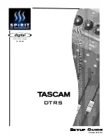 Tascam DA-98 Setup Manual preview