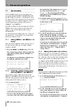 Предварительный просмотр 40 страницы Tascam DA-98HR Owner'S Manual