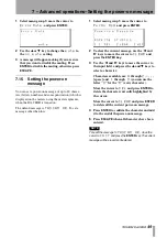 Предварительный просмотр 49 страницы Tascam DA-98HR Owner'S Manual