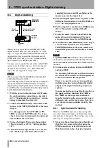 Предварительный просмотр 54 страницы Tascam DA-98HR Owner'S Manual