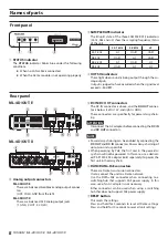 Предварительный просмотр 8 страницы Tascam Dante ML-4D/OUT-X Owner'S Manual