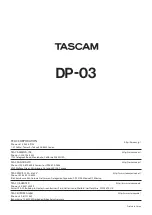 Preview for 92 page of Tascam Digital Portastudio DP-03 Owner'S Manual