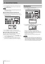 Предварительный просмотр 18 страницы Tascam Digital Portastudio DP-03SD Owner'S Manual