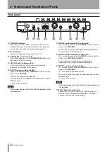 Предварительный просмотр 22 страницы Tascam Digital Portastudio DP-03SD Owner'S Manual