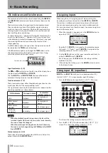 Предварительный просмотр 34 страницы Tascam Digital Portastudio DP-03SD Owner'S Manual