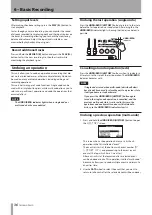 Предварительный просмотр 36 страницы Tascam Digital Portastudio DP-03SD Owner'S Manual