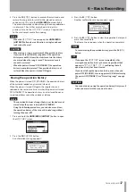 Предварительный просмотр 37 страницы Tascam Digital Portastudio DP-03SD Owner'S Manual