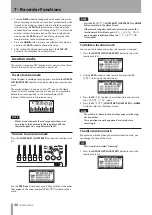 Предварительный просмотр 40 страницы Tascam Digital Portastudio DP-03SD Owner'S Manual