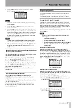 Предварительный просмотр 41 страницы Tascam Digital Portastudio DP-03SD Owner'S Manual