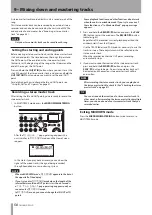 Предварительный просмотр 50 страницы Tascam Digital Portastudio DP-03SD Owner'S Manual