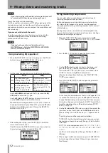 Предварительный просмотр 52 страницы Tascam Digital Portastudio DP-03SD Owner'S Manual