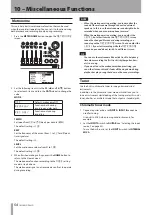 Предварительный просмотр 54 страницы Tascam Digital Portastudio DP-03SD Owner'S Manual