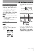 Предварительный просмотр 57 страницы Tascam Digital Portastudio DP-03SD Owner'S Manual