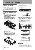 Preview for 10 page of Tascam DP-008 Owner'S Manual