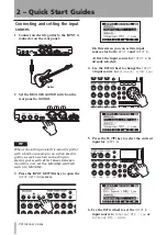 Preview for 14 page of Tascam DP-008 Owner'S Manual