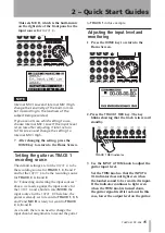 Preview for 15 page of Tascam DP-008 Owner'S Manual