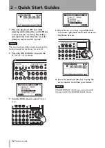 Preview for 22 page of Tascam DP-008 Owner'S Manual