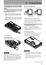 Preview for 31 page of Tascam DP-008 Owner'S Manual