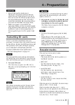 Preview for 33 page of Tascam DP-008 Owner'S Manual