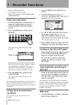 Preview for 56 page of Tascam DP-008 Owner'S Manual