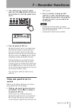 Preview for 57 page of Tascam DP-008 Owner'S Manual