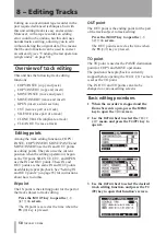 Preview for 58 page of Tascam DP-008 Owner'S Manual