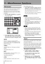 Preview for 64 page of Tascam DP-008 Owner'S Manual