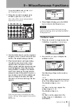 Preview for 65 page of Tascam DP-008 Owner'S Manual