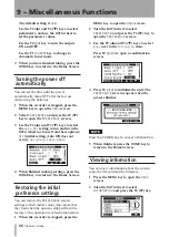 Preview for 66 page of Tascam DP-008 Owner'S Manual