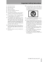 Предварительный просмотр 3 страницы Tascam DP-01 Owner'S Manual