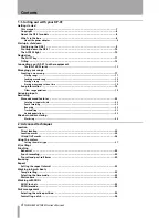 Предварительный просмотр 4 страницы Tascam DP-01 Owner'S Manual