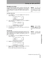 Предварительный просмотр 17 страницы Tascam DP-01 Owner'S Manual