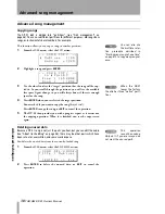 Предварительный просмотр 38 страницы Tascam DP-01 Owner'S Manual