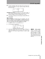 Предварительный просмотр 59 страницы Tascam DP-01 Owner'S Manual