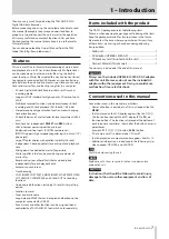 Preview for 7 page of Tascam DP-32SD Owner'S Manual