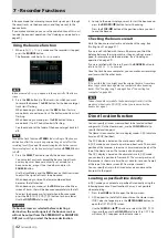 Preview for 42 page of Tascam DP-32SD Owner'S Manual