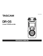 Preview for 109 page of Tascam DR-05 Owner'S Manual