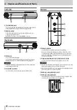 Preview for 8 page of Tascam DR-05X Reference Manual