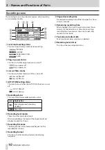 Preview for 10 page of Tascam DR-05X Reference Manual