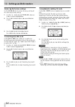 Preview for 54 page of Tascam DR-05X Reference Manual