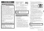 Предварительный просмотр 3 страницы Tascam DR-07X Owner'S Manual