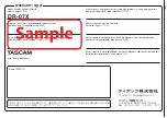 Предварительный просмотр 92 страницы Tascam DR-07X Owner'S Manual