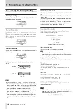 Предварительный просмотр 16 страницы Tascam DR-10L Pro Owner'S Manual