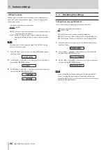 Предварительный просмотр 22 страницы Tascam DR-10L Pro Owner'S Manual