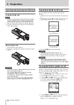 Предварительный просмотр 12 страницы Tascam DR-22WL Reference Manual