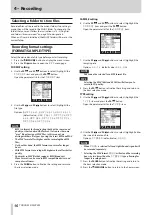 Предварительный просмотр 16 страницы Tascam DR-22WL Reference Manual