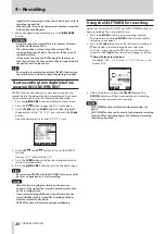 Preview for 20 page of Tascam DR-22WL Reference Manual