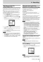 Предварительный просмотр 21 страницы Tascam DR-22WL Reference Manual